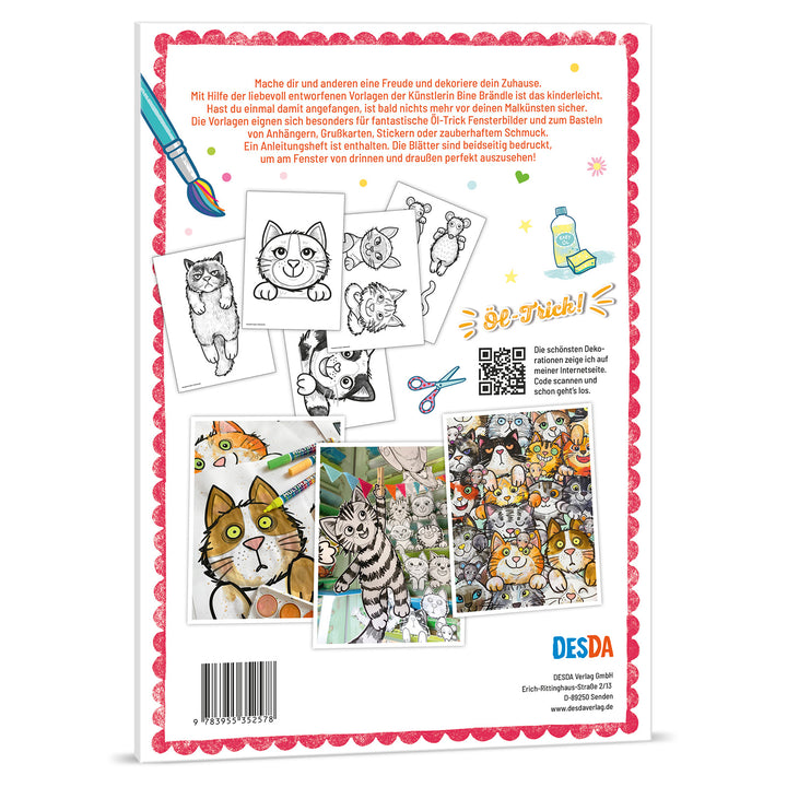 Deko- &amp; Bastelideen - KATZEN GESICHTER &amp; GIRLANDE