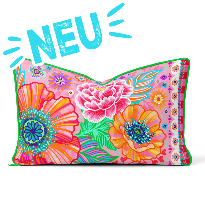 Lieblingskissen – Blumenzauber rosa