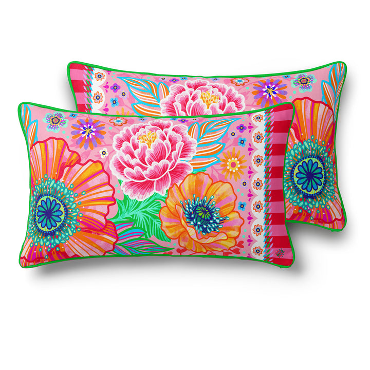 Lieblingskissen – Blumenzauber rosa