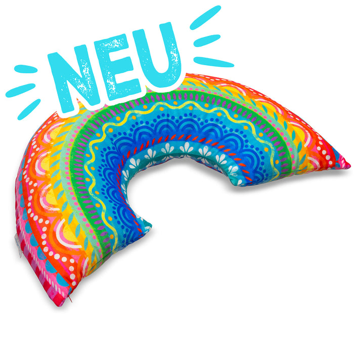 Lieblingskissen – Regenbogen Mandala